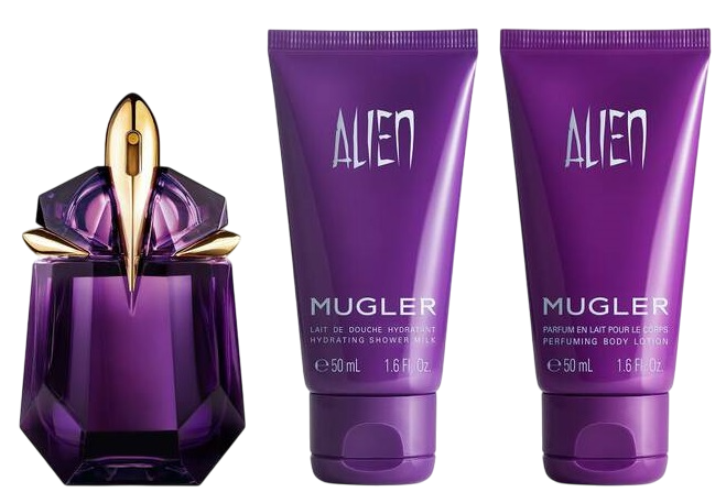 Thierry Mugler Alien Set Cadou (Apa de Parfum 30 ml + Gel de dus 50 ml + Lotiune corp 50 ml) Femei - Eterna Beauty [2]