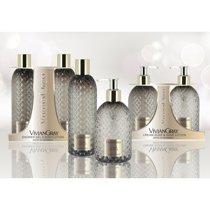 Vivian Gray Gemstone Ylang & Vanilla - Set gel de duș + loțiune de corp, 300 + 300 ml - imagine produs [2]
