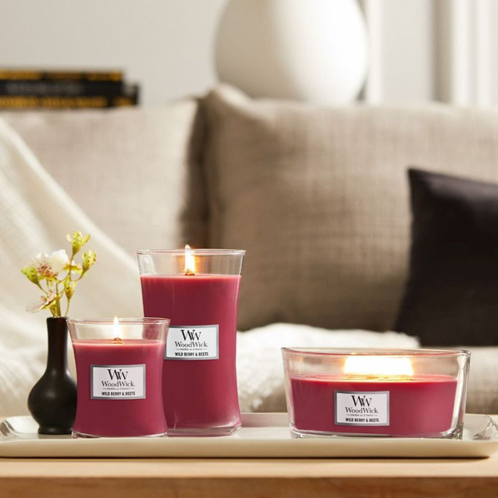 WoodWick Wild Berry & Beets - Lumânare parfumată cu fitil din lemn, 609,5 g [2]