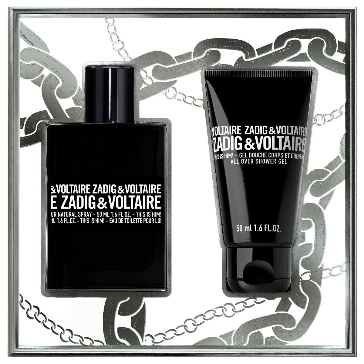 Zadig Voltaire This Is Him - Set Cadou (Apa de toaleta 50 ml + Gel de dus 50 ml) Barbati - Eterna Beauty [2]
