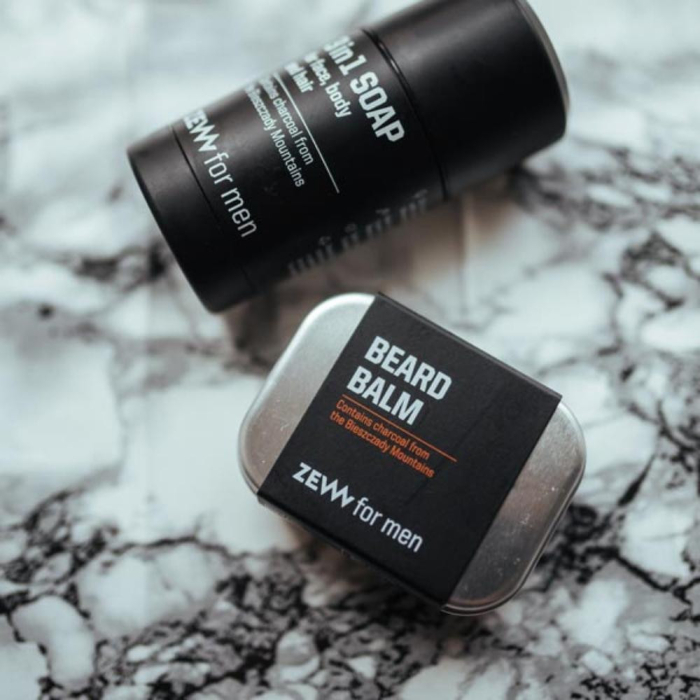 ZEW for Men - Balsam de barbă cu carbune, 80 ml - imagine principală [3]