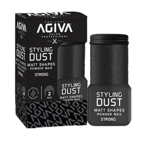 Styling Par - Agiva Hair Styling Powder Wax Black Strong - Pudra de volum 20 gr - Eterna Beauty