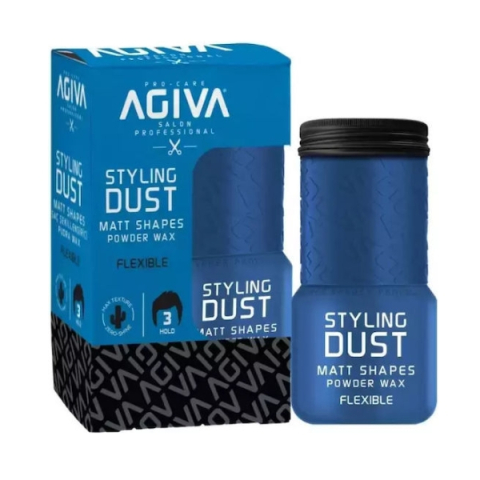 Styling Par - Agiva Hair Styling Powder Wax Blue Flaxible - Pudra de volum 20 gr - Eterna Beauty