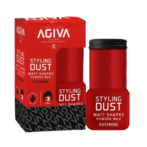 Styling Par - Agiva Hair Styling Powder Wax Red Exstrong - Pudra de volum 20 gr - Eterna Beauty