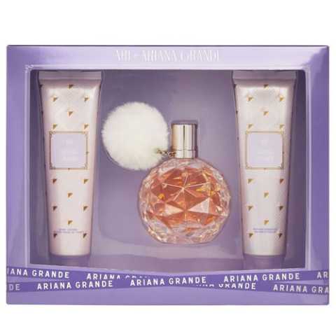 Gurmand - Ariana Grande Ari - Set Cadou (Apa de parfum 100 ml + Body Souffle 100 ml + Gel de dus 100 ml) Femei - Eterna Beauty
