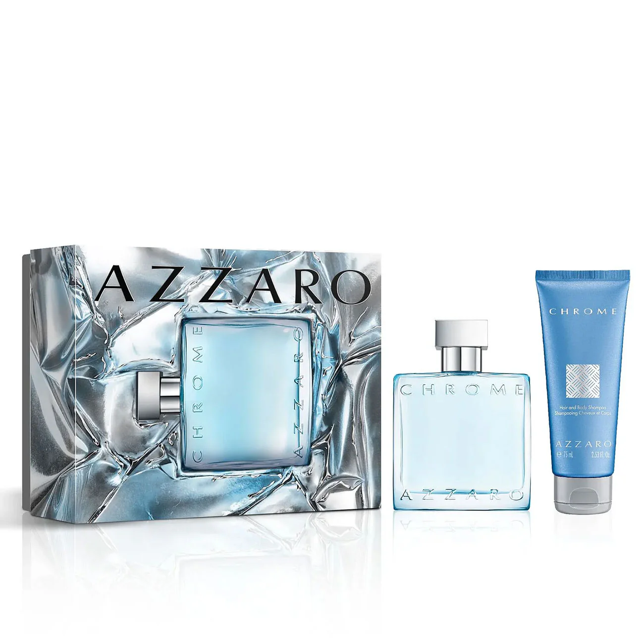 Seturi Cadou - Azzaro Chrome Set Cadou: Apa de Toaleta 50 ml + Gel de Dus 75 ml Barbati | Eterna Beauty
