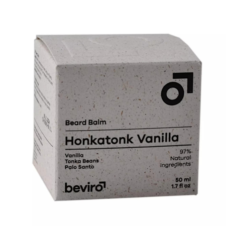 Beviro - Balsam de barbă Honkatonk Vanilla, 50 ml - imagine principală [1]
