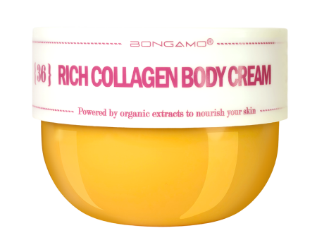 Crema corp - Bongamo Rich Collagen Cream - cremă de corp nutritivă cu colagen, 200 ml - imagine produs