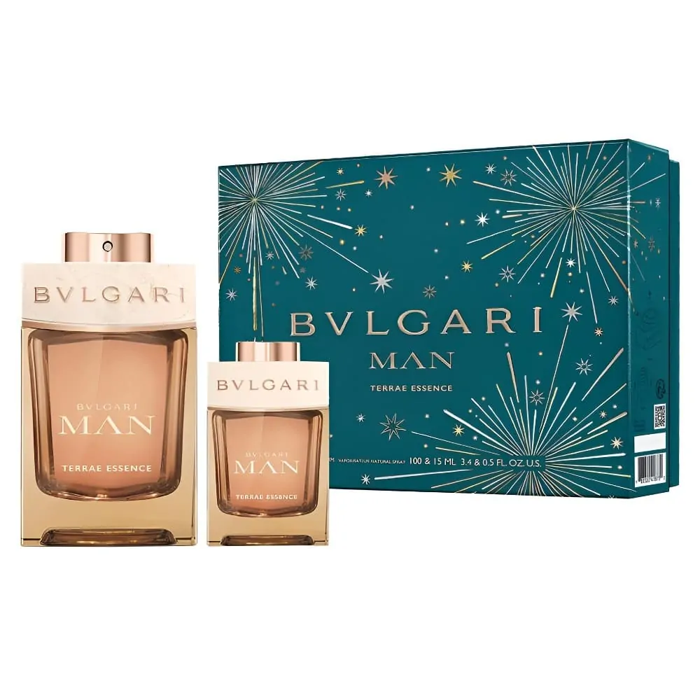 Seturi Cadou - Bvlgari Man Terre Essence Set cadou: Apa de Parfum 100 ml + Apa de Parfum 15 ml Barbati | Eterna Beauty
