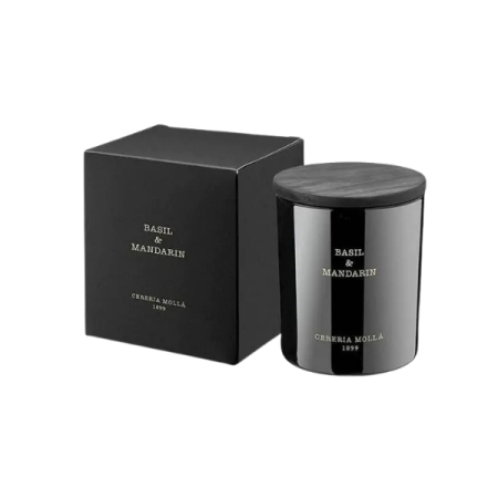 Lumânări parfumate - Cereria Mollá Basil & Mandarin - Lumânare parfumată, 230 g - imagine principală