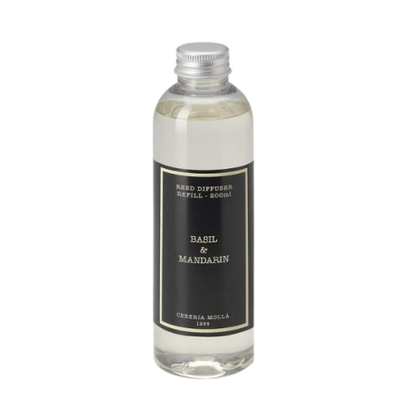 Rezerve difuzoare - Cereria Mollá Basil & Mandarin - Rezervă difuzor cu bețișoare, 200 ml - imagine principală