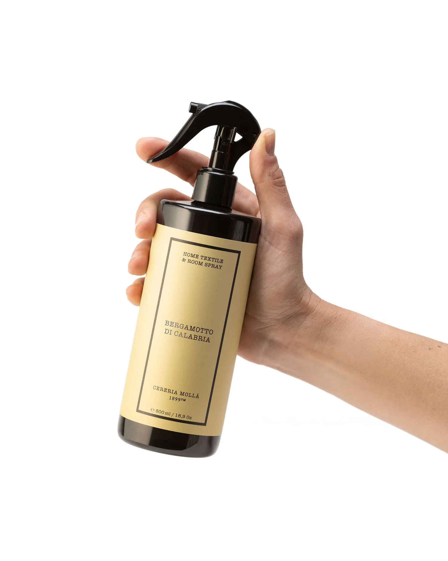 Cereria Mollá Bergamotto di Calabria - Spray parfumat pentru textile, 500 ml - imagine produs [2]