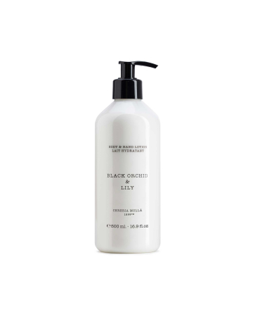 Skincare și produse cosmetice pentru îngrijire - Cereria Mollá Black Orchid & Lily - Cremă parfumată pentru mâini și corp, 500 ml - imagine produs