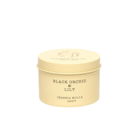 Lumânări parfumate - Cereria Mollá Black Orchid & Lily - Lumânare parfumată de călătorie, 90 g - imagine principală