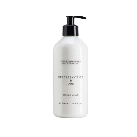 Crema corp - Cereria Mollá Bulgarian Rose & Oud - Cremă parfumată pentru mâini și corp, 500 ml - imagine principală