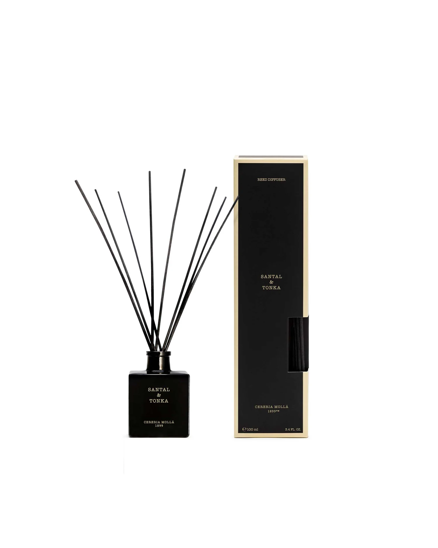 Difuzoare de aromă - Cereria Mollá Santal & Tonka - Difuzor cu bețișoare, 250 ml - imagine produs
