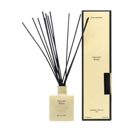 Difuzoare de aromă - Cereria Mollá Velvet Wood - Difuzor cu bețișoare, 100 ml - imagine principală