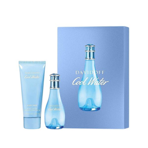 Seturi Cadou - Davidoff Cool Water Set Cadou: Apa de Toaleta 30 ml + Lotiune de Corp 75 ml Femei | Eterna Beauty