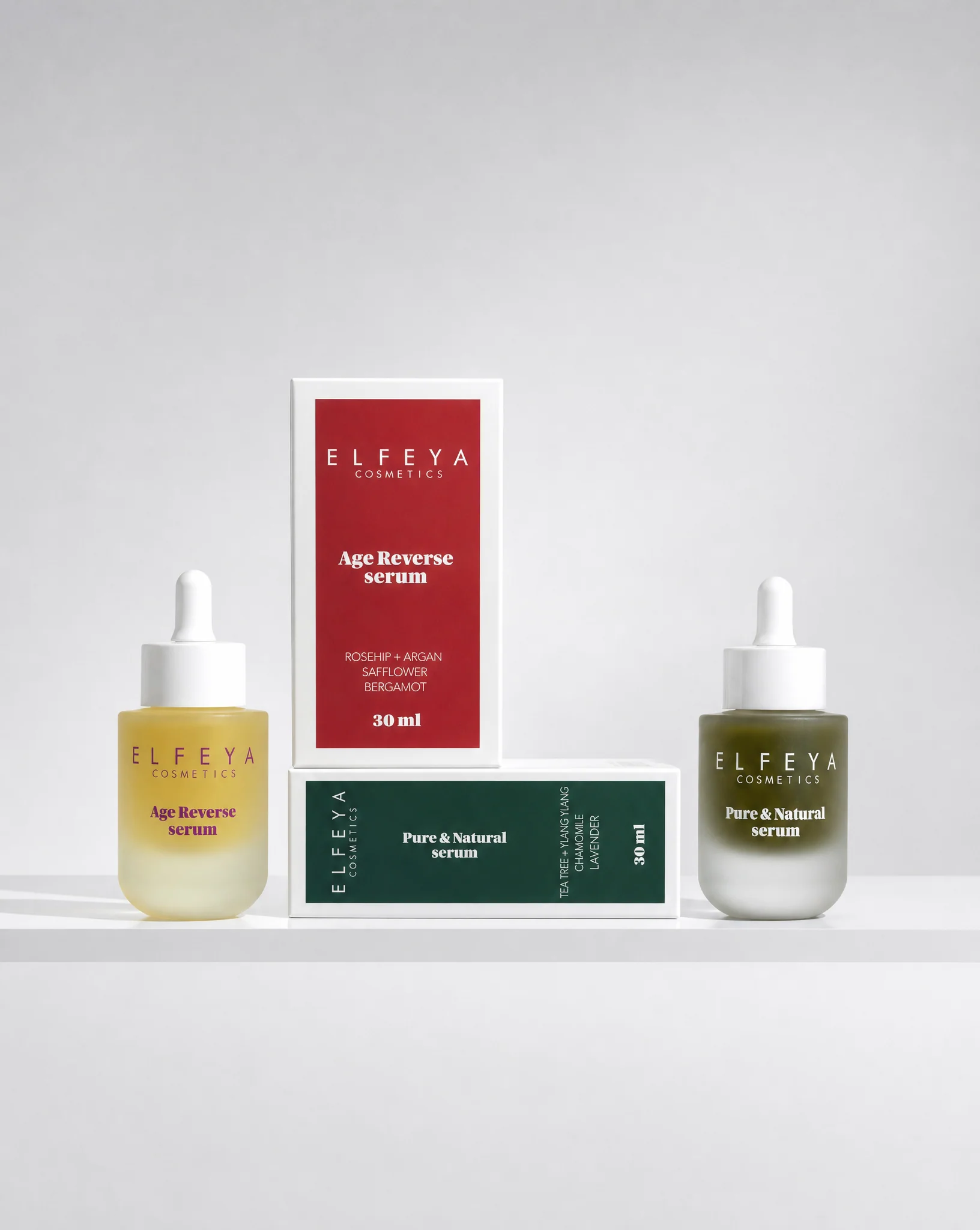 Elfeya Cosmetics Age Reverse Longevity Serum cu Rosehip - serum facial anti-age, 30 ml - imagine principală [6]