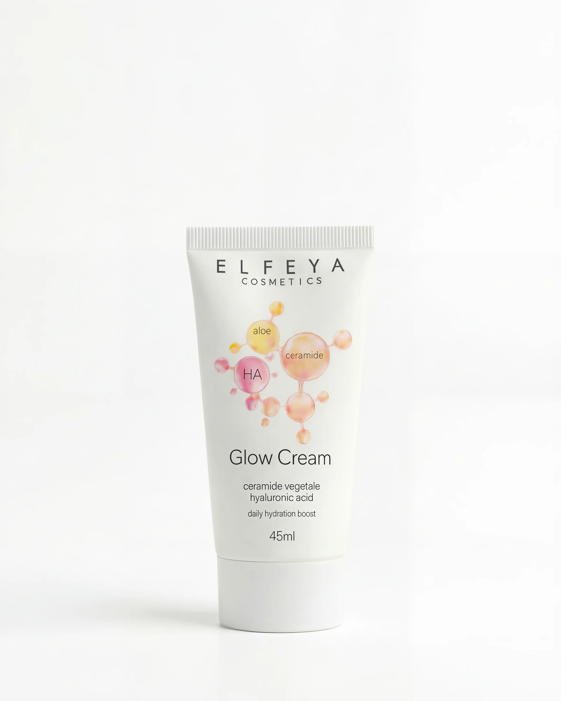 Ingrijire Zi - Elfeya Cosmetics Glow Hydrating Face Cream cu ceramide și acid hialuronic - cremă hidratantă, 45 ml - imagine principală