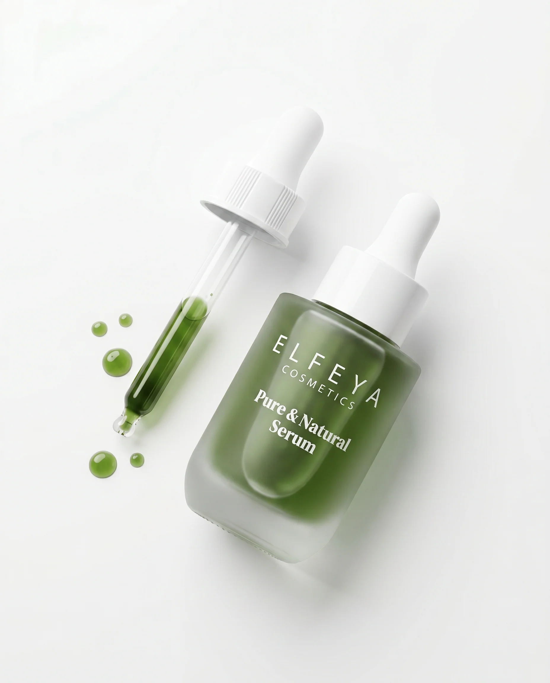 Elfeya Cosmetics Pure & Natural Acne Care Serum cu Tea Tree Oil - serum pentru ten cu imperfecțiuni, 30 ml - imagine principală [1]