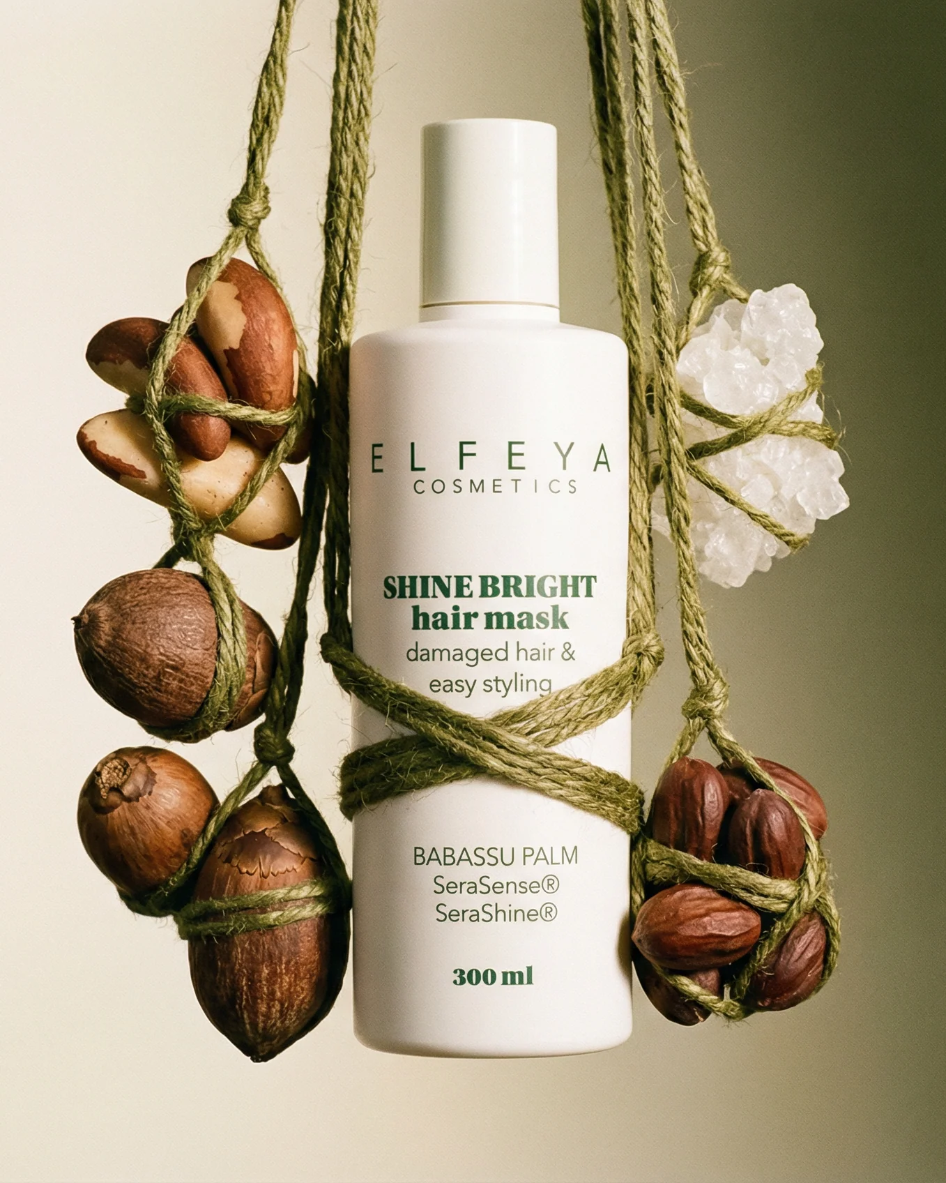Elfeya Cosmetics Restorative Conditioner cu Shea & Coconut - balsam pentru păr deteriorat, 250 ml - imagine principală [1]