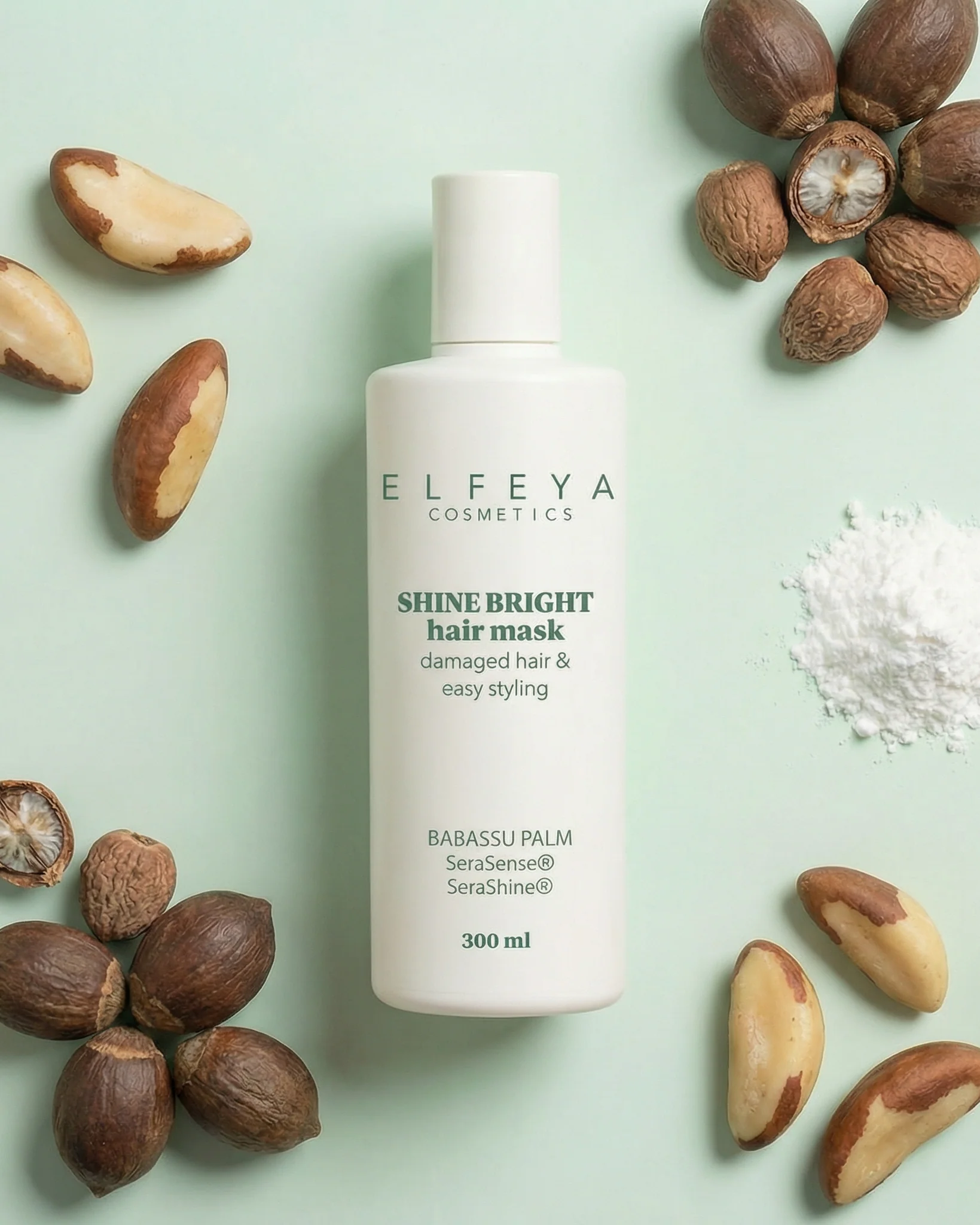 Elfeya Cosmetics Restorative Conditioner cu Shea & Coconut - balsam pentru păr deteriorat, 250 ml - imagine principală [3]