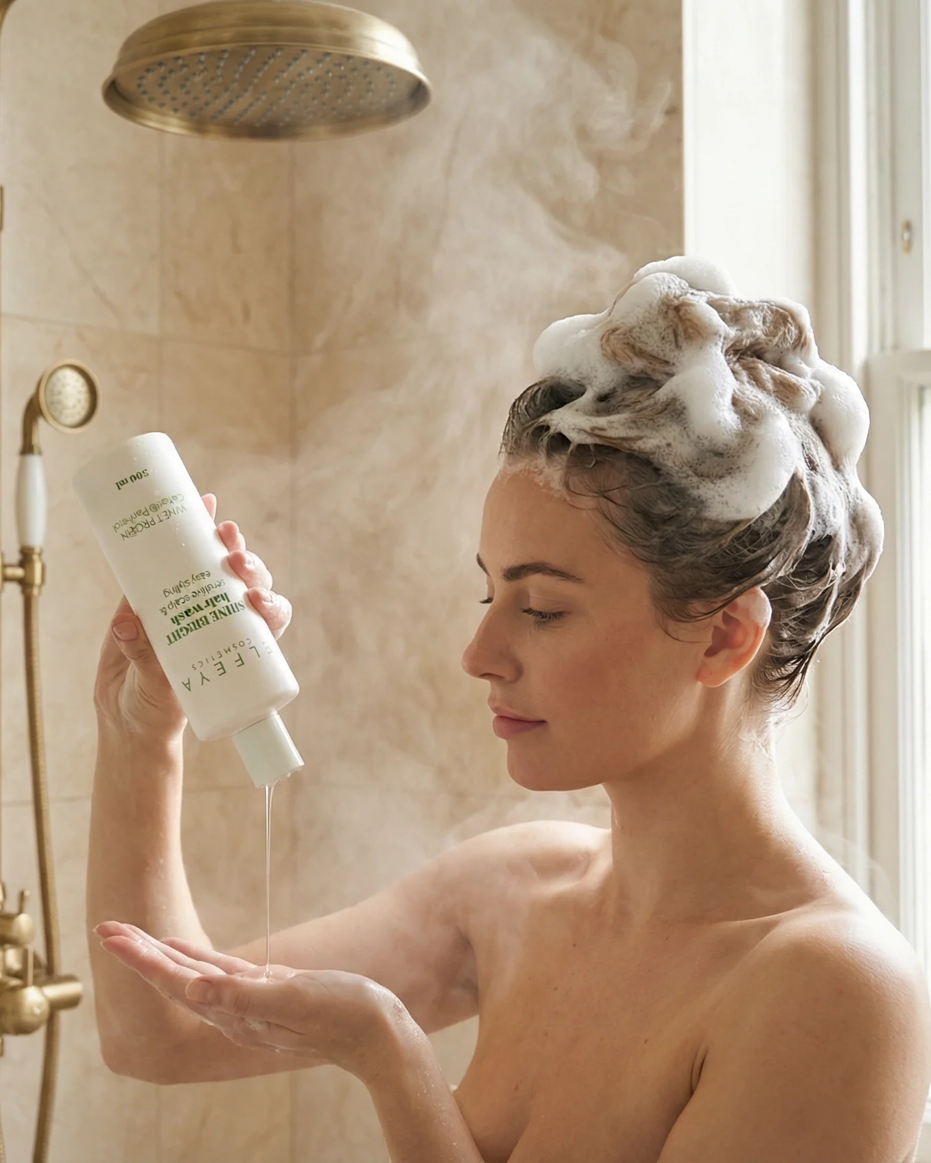 Elfeya Cosmetics Restorative Shampoo pentru scalp sensibil și păr deteriorat - șampon delicat, 300 ml - imagine principală [2]
