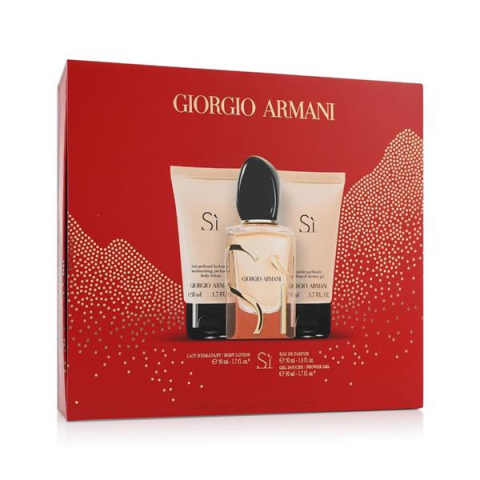 Giorgio Armani Si Set Cadou: Apa de Parfum 50 Ml + Lotiune Corp 50 Ml + Gel Dus 50 Ml Femei | Eterna Beauty [1]