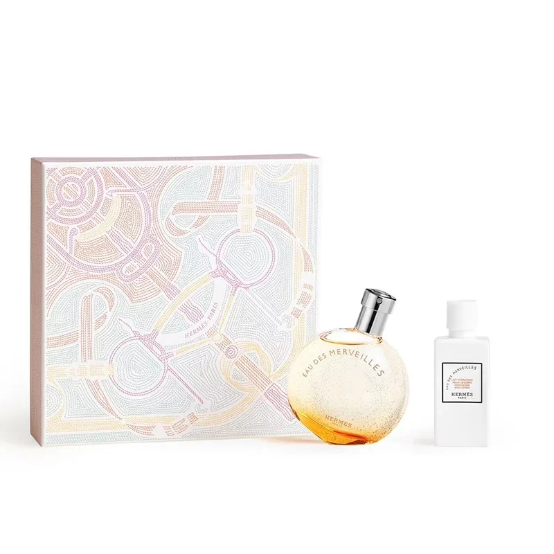 Lemnos - Hermes Eau Des Merveilles Set Cadou: Apa de Toaleta 50 Ml + Lotiune de Corp 40 ml Femei | Eterna Beauty
