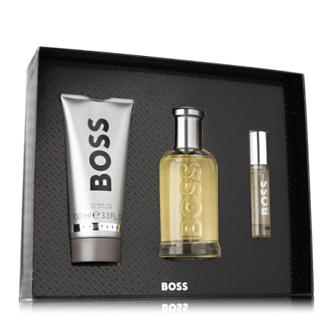 Hugo Boss Bottled Set Cadou: Apa de Toaleta 100 ml + Gel de dus 100 ml + Apa de Toaleta 10 ml Barbati | Eterna Beauty [1]