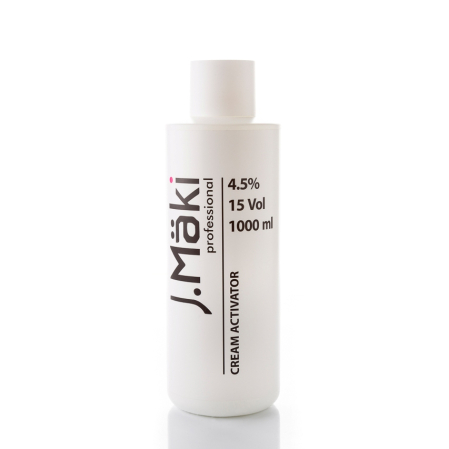 Oxidanti - J.Maki Professional ActivatorCream 15 vol / Oxidant crema 4.5% 1000 ml - Eterna Beauty