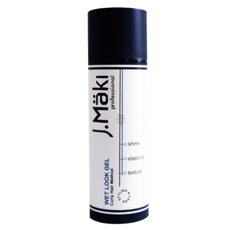 Produse de Styling pentru Păr - J.Maki Professional Care & Styling Wet Look Gel Curly Hair Method  Gel Cu Fixare Medie 150 ml - Eterna Beauty