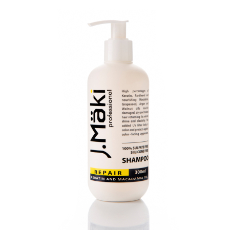 Haircare – produse pentru îngrijirea părului - J.Maki Professional Repair  Sampon par deteriorat 300 ml - Eterna Beauty