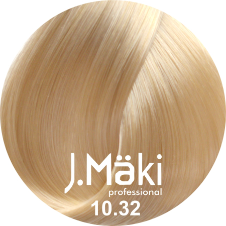 Vopsea de Par - J.Maki Professional Vopsea permanenta 10.32/Blond bej extra deschis 60ml - Eterna Beauty