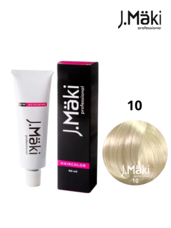 Vopsea permanentă J.Maki 10 Blond extra deschis 60 ml [0]