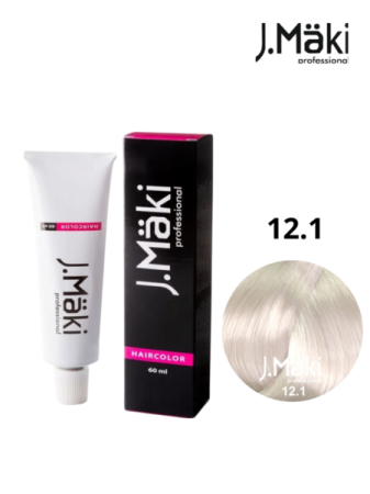 Vopsea permanentă J.Maki 12.1 Blond cenușiu super deschis 60 ml [0]
