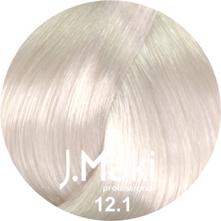 Vopsea de Par - J.Maki Professional Vopsea permanenta 12.1/Blond cenusiu super deschis Super Blond 60ml - Eterna Beauty
