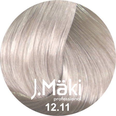Vopsea de Par - J.Maki Professional Vopsea permanenta 12.11/Blond cenusiu intens super deschis Super Blond 60ml - Eterna Beauty