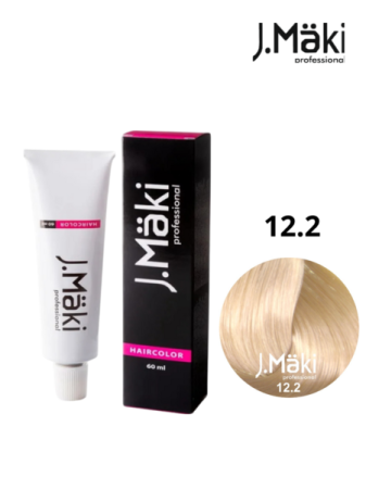 Vopsea de Par Permanenta - Vopsea permanentă J.Maki 12.2 Blond perlat super deschis 60 ml