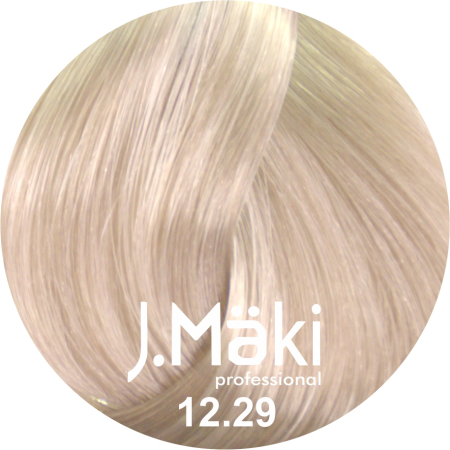 Vopsea de Par - J.Maki Professional Vopsea permanenta 12.29/Blond perlat cenusiu super deschis Super Blond 60ml - Eterna Beauty