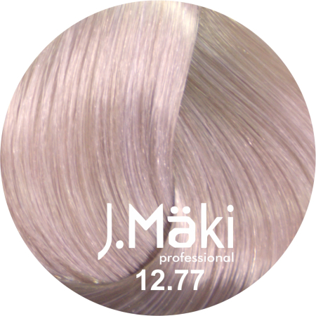 Vopsea de Par - J.Maki Professional Vopsea permanenta 12.77/Blond violet intens super deschis Super Blond 60ml - Eterna Beauty