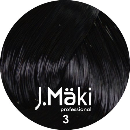 Vopsea de Par - J.Maki Professional Vopsea permanenta 3/Castaniu inchis 60ml - Eterna Beauty