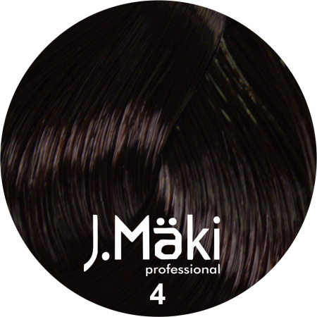 Vopsea de Par - J.Maki Professional Vopsea permanenta 4/Castaniu 60ml - Eterna Beauty