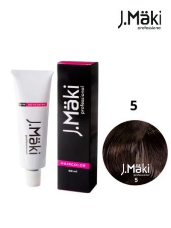 Vopsea de Par Permanenta - Vopsea permanentă J.Maki 5 Castaniu deschis 60 ml