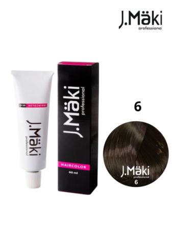Vopsea de Par - Vopsea permanentă J.Maki 6.1 Blond închis cenușiu 60 ml