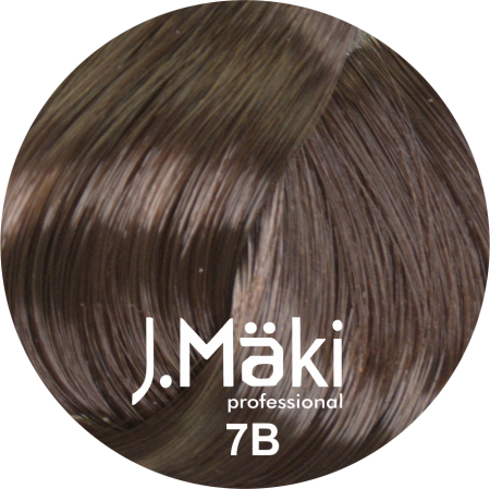 Vopsea de Par - J.Maki Professional Vopsea permanenta 7B/Blond cappuccino mediu 60ml - Eterna Beauty