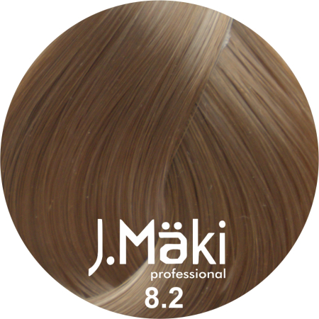 Vopsea de Par - J.Maki Professional Vopsea permanenta 8.2/Blond perlat deschis 60ml - Eterna Beauty