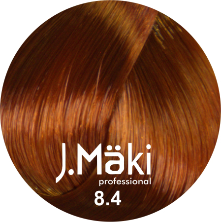 Vopsea de Par - J.Maki Professional Vopsea permanenta 8.4/Blond cupru deschis 60ml - Eterna Beauty