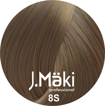Vopsea de Par - J.Maki Professional Vopsea permanenta 8S/Blond nisipiu deschis 60ml - Eterna Beauty